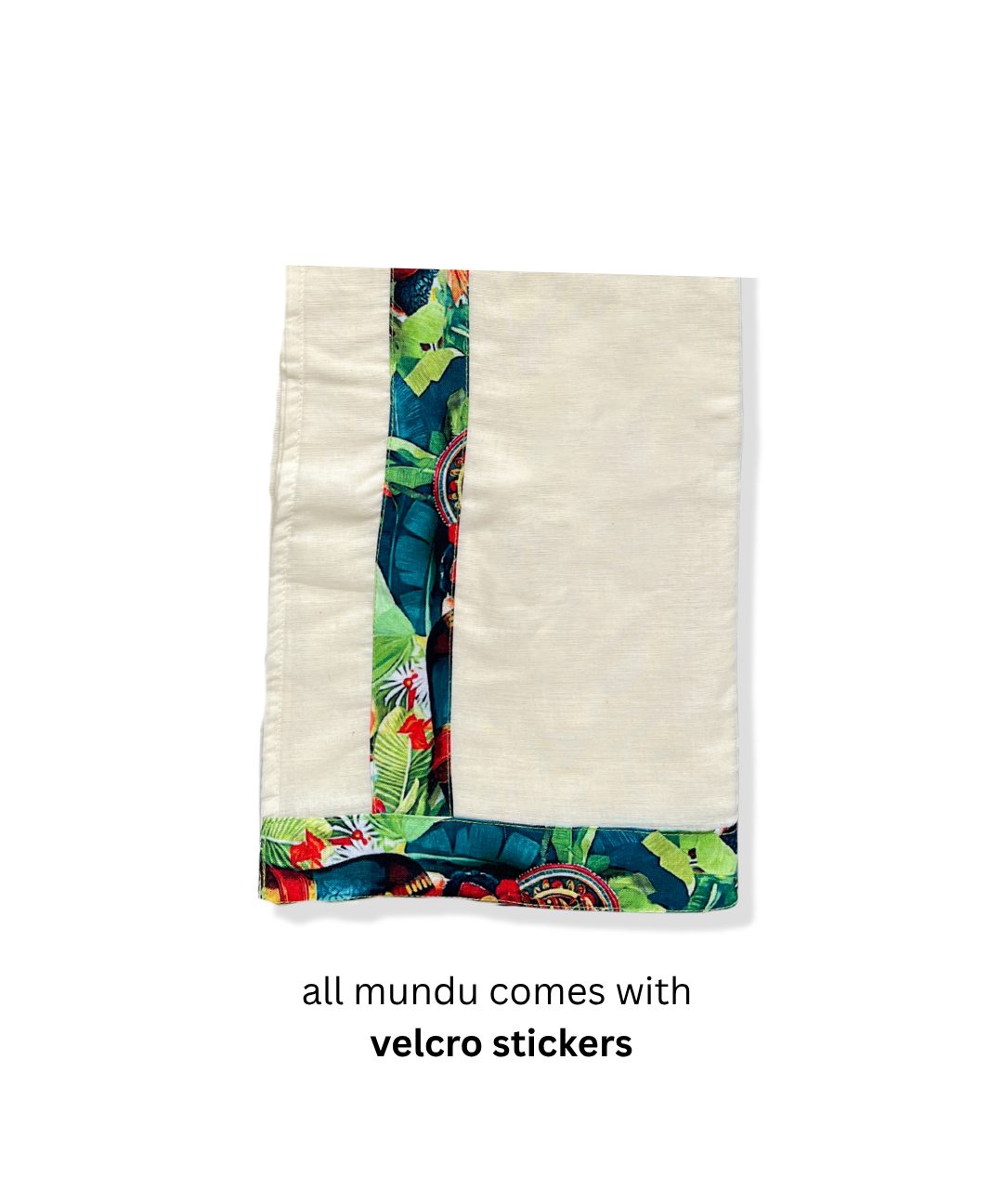 Kathakali Tropical Shirt & Mundu Set