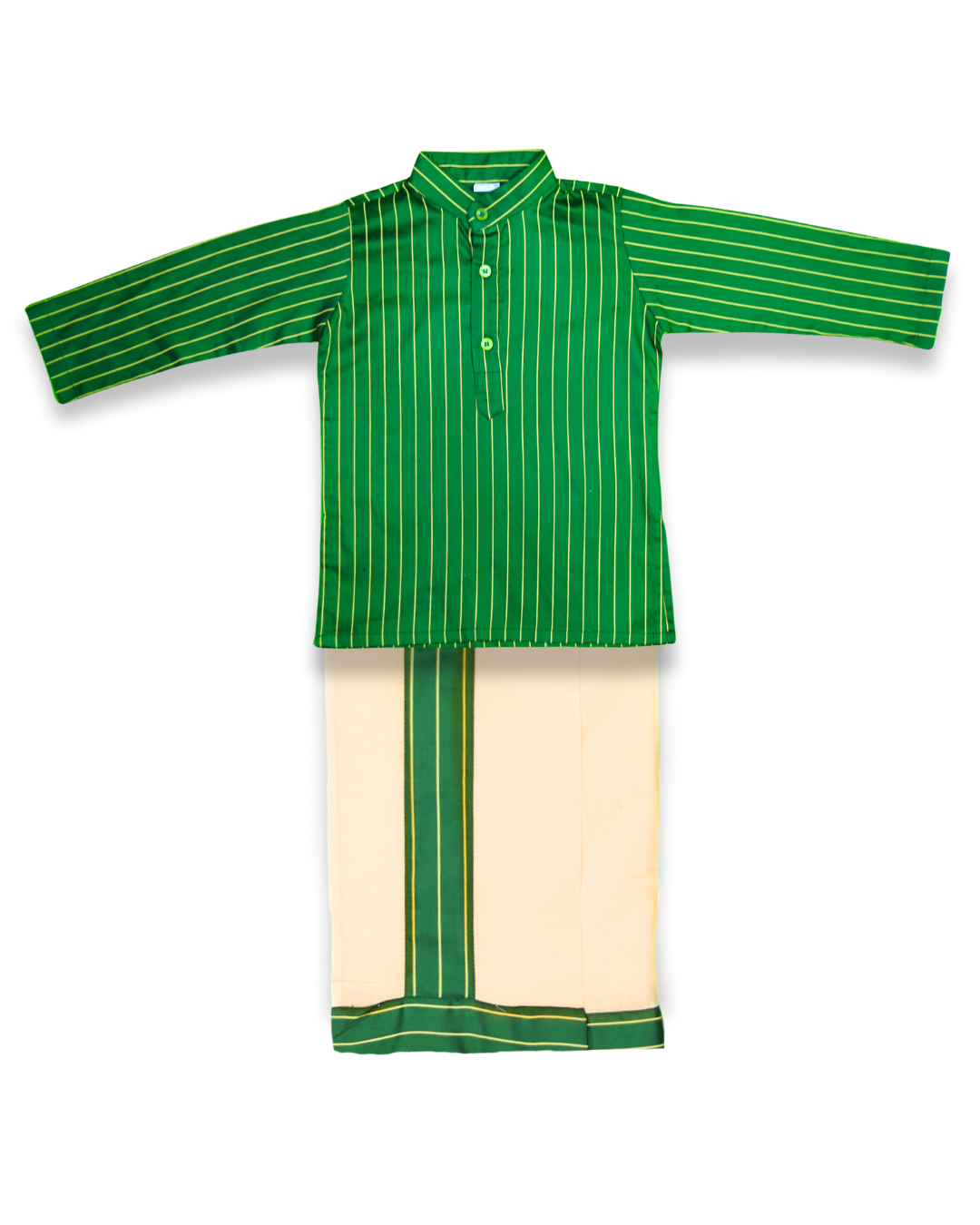 The Pinstripe Kurta & Mundu