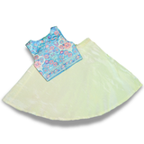 The Embroidered Panel Skirt Set