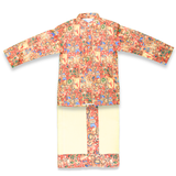 The Mural Art Kurta & Mundu