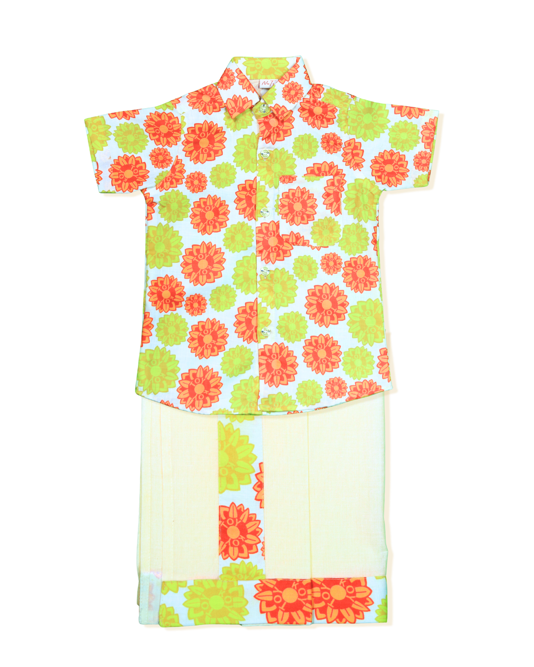 The Woven Jacquard Kurta & Mundu
